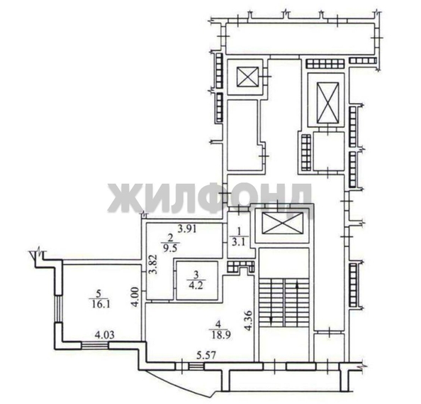 
  Продается 2-комн. квартира 52 м². Фото 17.