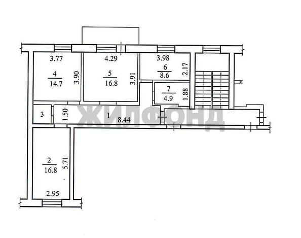 
  Продается 3-комн. квартира 79.2 м². Фото 16.