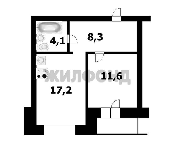 
  Продается 1-комн. квартира 41.2 м². Фото 13.