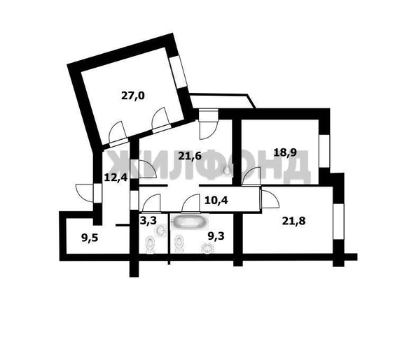 
  Продается 3-комн. квартира 130.4 м². Фото 2.