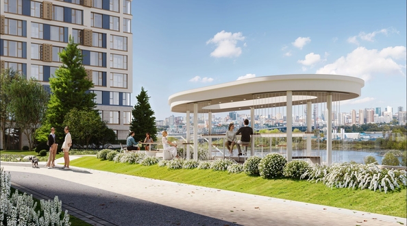 
  Продается 2-комн. квартира 38.9 м², в ЖК Горская Лагуна. Фото 2.