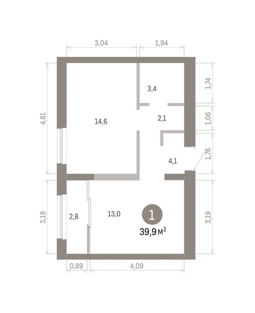 
  Продается 1-комн. квартира 39.9 м², в ЖК Европейский берег, дом 46. Фото 1.