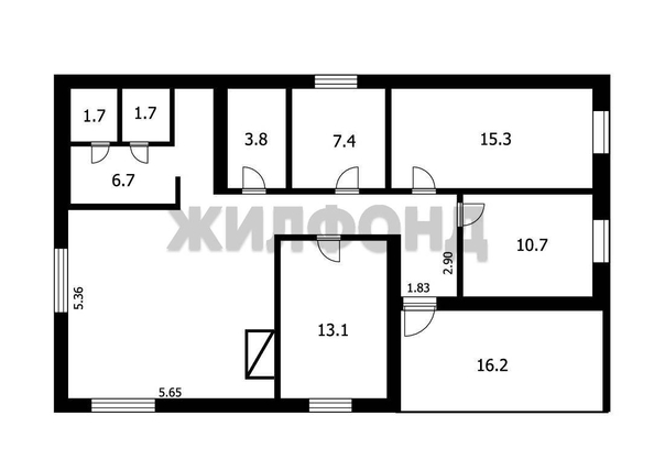 
  Продается дача 123.7 м². Фото 27.