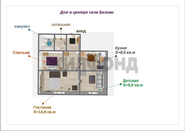 
  Продается дом 63.2 м². Фото 19.