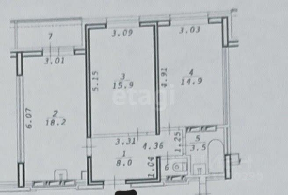 
  Продается 2-комн. квартира 61.5 м², в ЖК Vivanova (виванова). Фото 15.