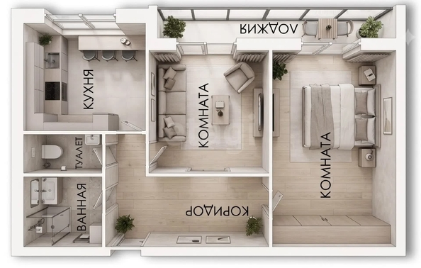 
  Продается 2-комн. квартира 51.09 м². Фото 1.