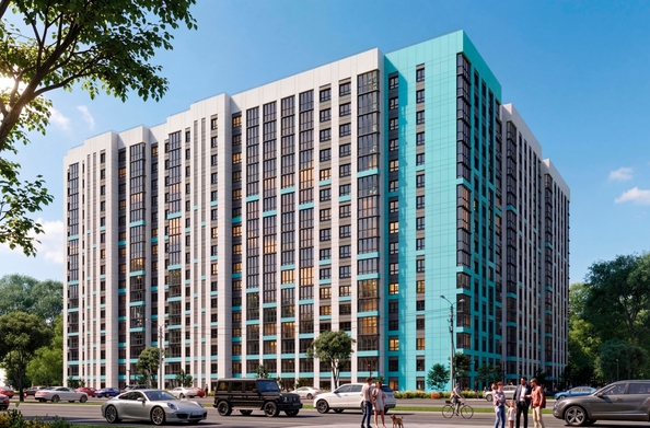 
  Продается 1-комн. квартира 41.4 м², в ЖК Акварельный 4.0. Фото 1.