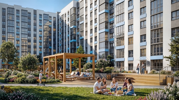 
  Продается 1-комн. квартира 36.8 м², в ЖК Акварельный 4.0. Фото 4.