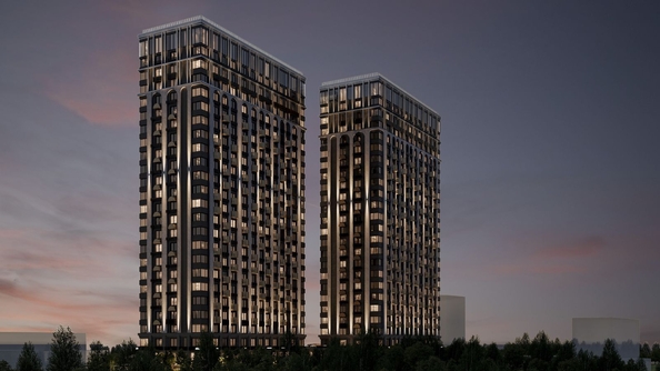 
  Продается студия 34.84 м², в ЖК Пульсар, башня В. Фото 3.