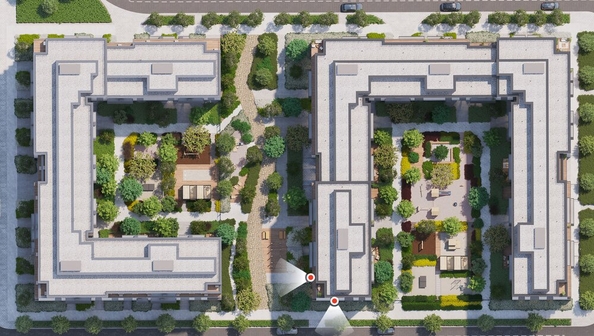 
  Продается 2-комн. квартира 57.38 м², в ЖК Пшеница, 6.1. Фото 2.
