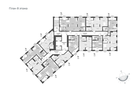 
  Продается студия 29.54 м², в ЖК Рафинад, дом 1. Фото 1.