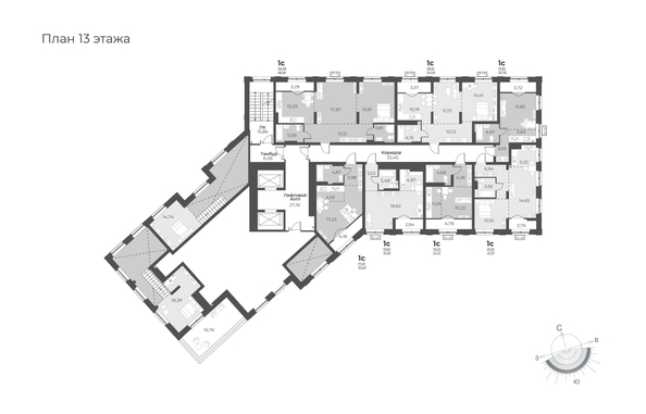 
  Продается студия 29.5 м², в ЖК Рафинад, дом 1. Фото 1.