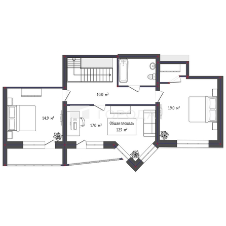 
  Продается 4-комн. квартира 123 м². Фото 28.