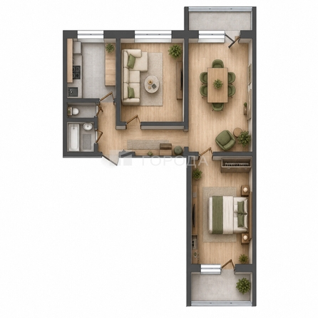
  Продается 3-комн. квартира 62 м². Фото 20.