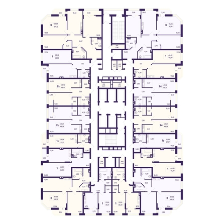 
  Продается 1-комн. квартира 46.3 м², в ЖК Астон. Шесть звёзд, 1. Фото 1.