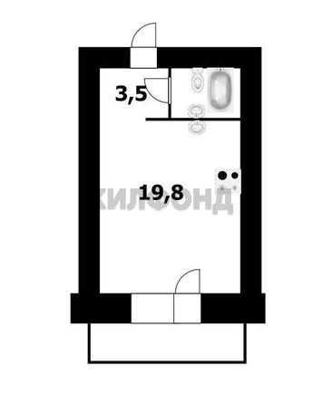 
  Продается студия 26.6 м². Фото 10.
