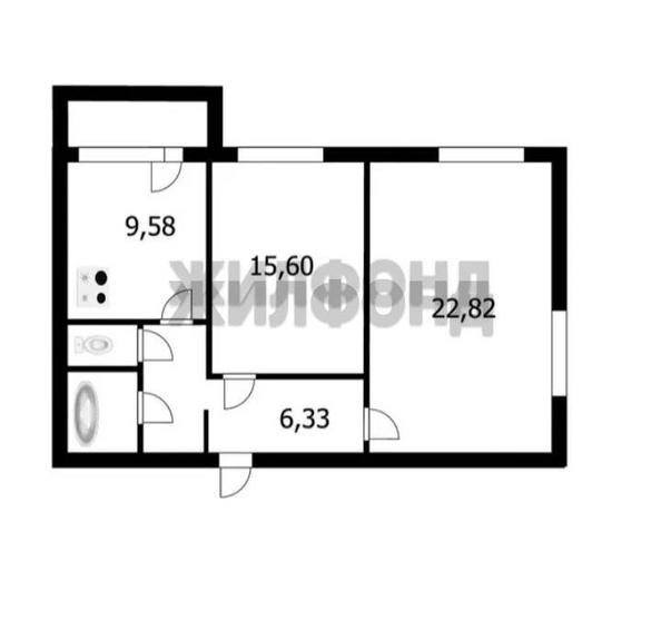 
  Продается 2-комн. квартира 63 м². Фото 11.