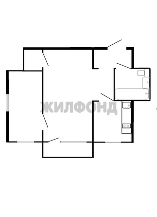 
  Продается 2-комн. квартира 41.7 м². Фото 15.