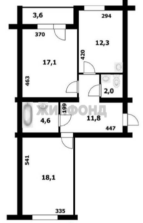 
  Продается 2-комн. квартира 67 м². Фото 3.