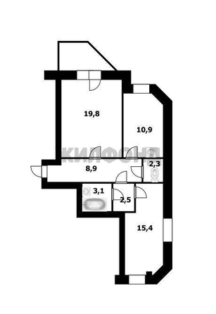 
  Продается 2-комн. квартира 62.9 м². Фото 15.