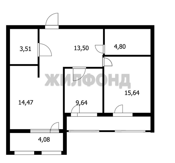 
  Продается 3-комн. квартира 66.3 м². Фото 23.
