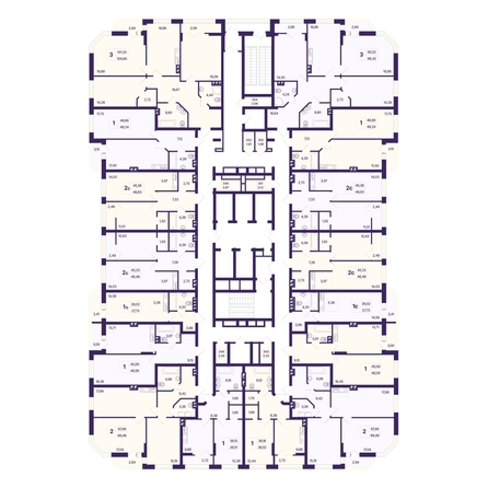 
  Продается 1-комн. квартира 46.59 м², в ЖК Астон. Шесть звёзд, 1. Фото 1.