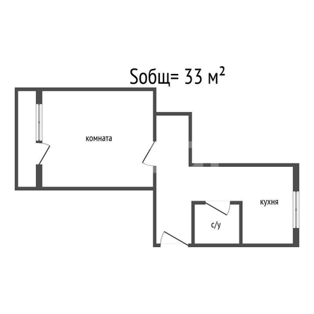 
  Продается 1-комн. квартира 33 м². Фото 5.