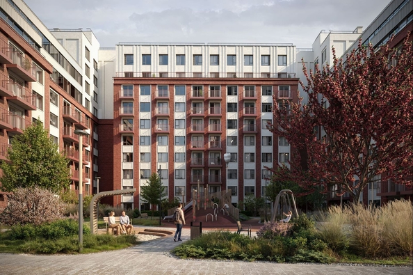 
  Продается 2-комн. квартира 77.4 м², в ЖК 1956 на улице Станиславского. Фото 2.