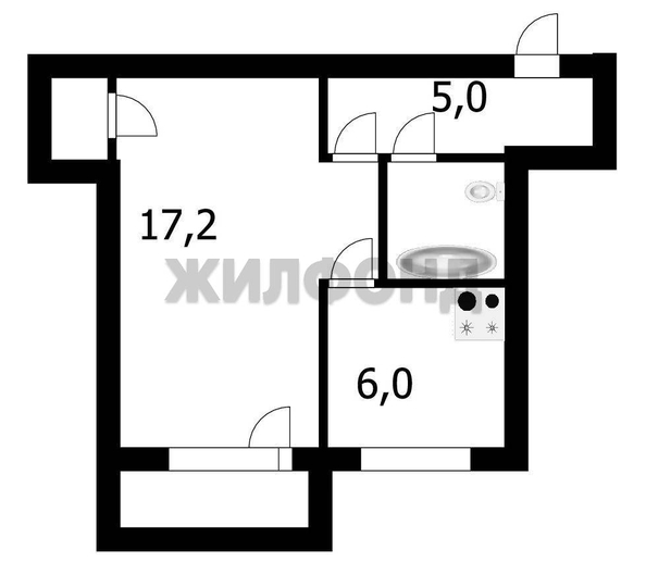 
  Продается 1-комн. квартира 31.8 м². Фото 9.