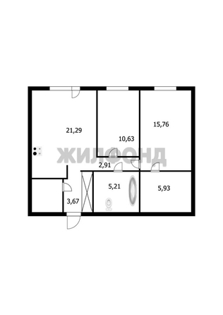 
  Продается 2-комн. квартира 68.5 м², в ЖК Переулок Бульварный, дом 2. Фото 24.