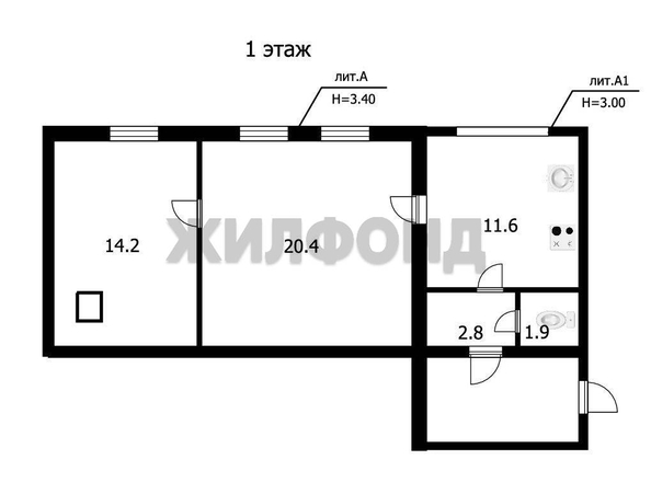 
  Продается 2-комн. квартира 77.9 м². Фото 19.