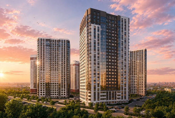 
  Продается 1-комн. квартира 46.57 м², в ЖК Астон. Шесть звёзд, 1. Фото 5.