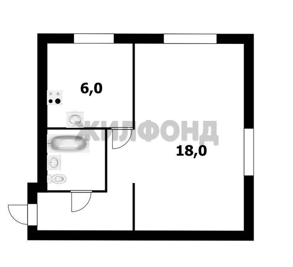 
  Продается 1-комн. квартира 31.2 м². Фото 9.