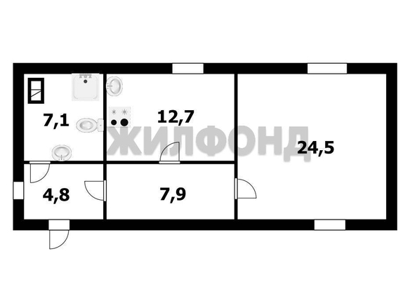 
  Продается дом 57 м². Фото 3.