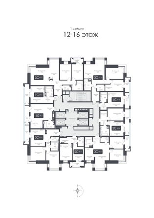 
  Продается студия 27.8 м², в ЖК СИТИ ТАУЭРС, дом 1. Фото 37.