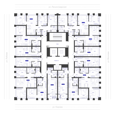 
  Продается 3-комн. квартира 69.19 м², в ЖК Баланс, 4 очередь. Фото 2.