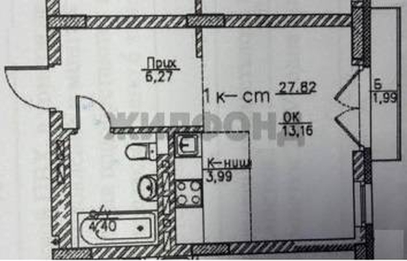 
  Продается студия 27.9 м². Фото 10.