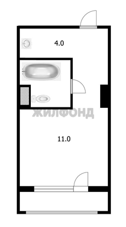 
  Продается студия 15.2 м². Фото 11.