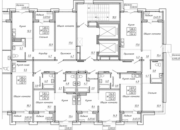 
  Продается 1-комн. квартира 32.7 м², в ЖК Гренландия, Лес дом 5. Фото 1.