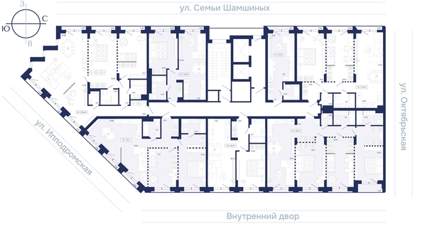 
  Продается 1-комн. квартира 45.46 м², в ЖК Юнити Центр. Фото 2.