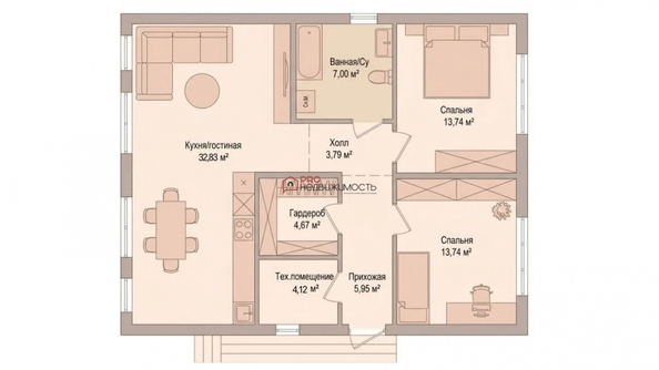 
  Продается дом 87 м². Фото 36.