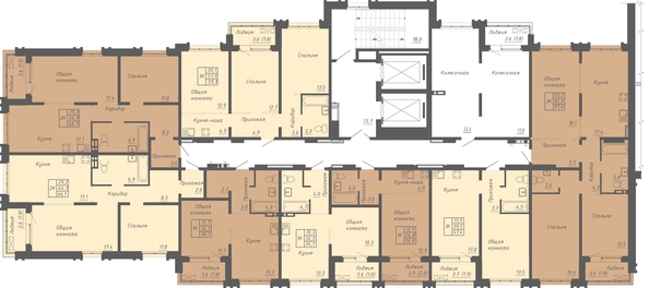 
  Продается 1-комн. квартира 34.1 м², в ЖК Гильдия. Фото 1.