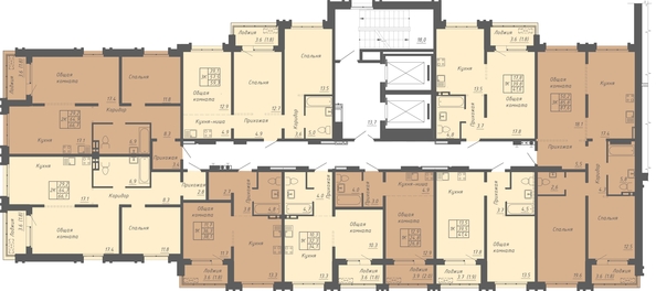 
  Продается 3-комн. квартира 87.6 м², в ЖК Гильдия. Фото 1.