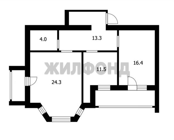 
  Продается 2-комн. квартира 70.3 м². Фото 27.