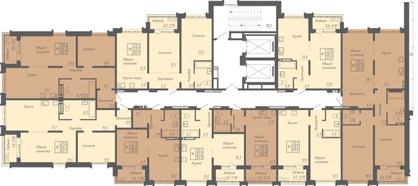 
  Продается 3-комн. квартира 59.3 м², в ЖК Гильдия. Фото 1.