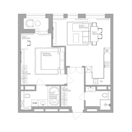 
  Продается 2-комн. квартира 63.3 м², в  Дом Нобель. Фото 5.