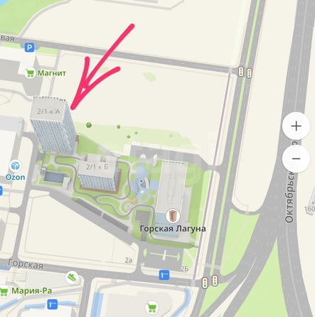 
  Продается студия 27.83 м², в ЖК Горская Лагуна. Фото 1.