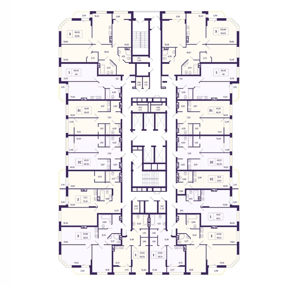 
  Продается 1-комн. квартира 48 м², в ЖК Астон. Шесть звёзд, 2. Фото 1.