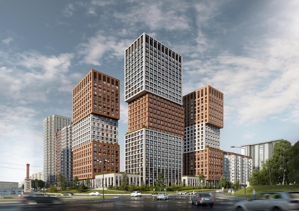 
  Продается 3-комн. квартира 59.9 м², в ЖК Лемонт, башня Маре. Фото 1.