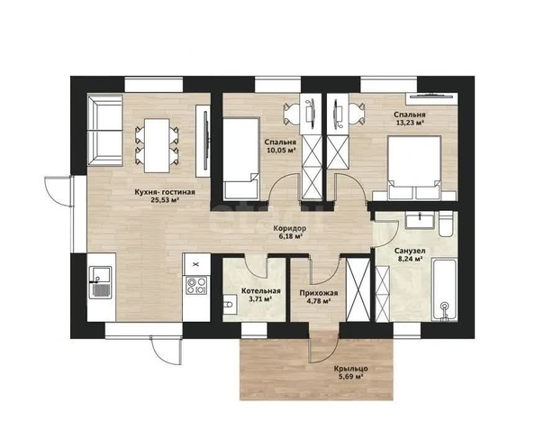 
  Продается дом 75 м². Фото 28.